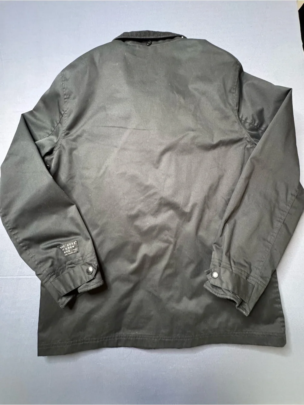 Marc Ecko Deadly Threads Military Jacket L Black Y2K Gorpcore Utility Fireman